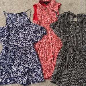 Floral and Geometric Patterned Dresses